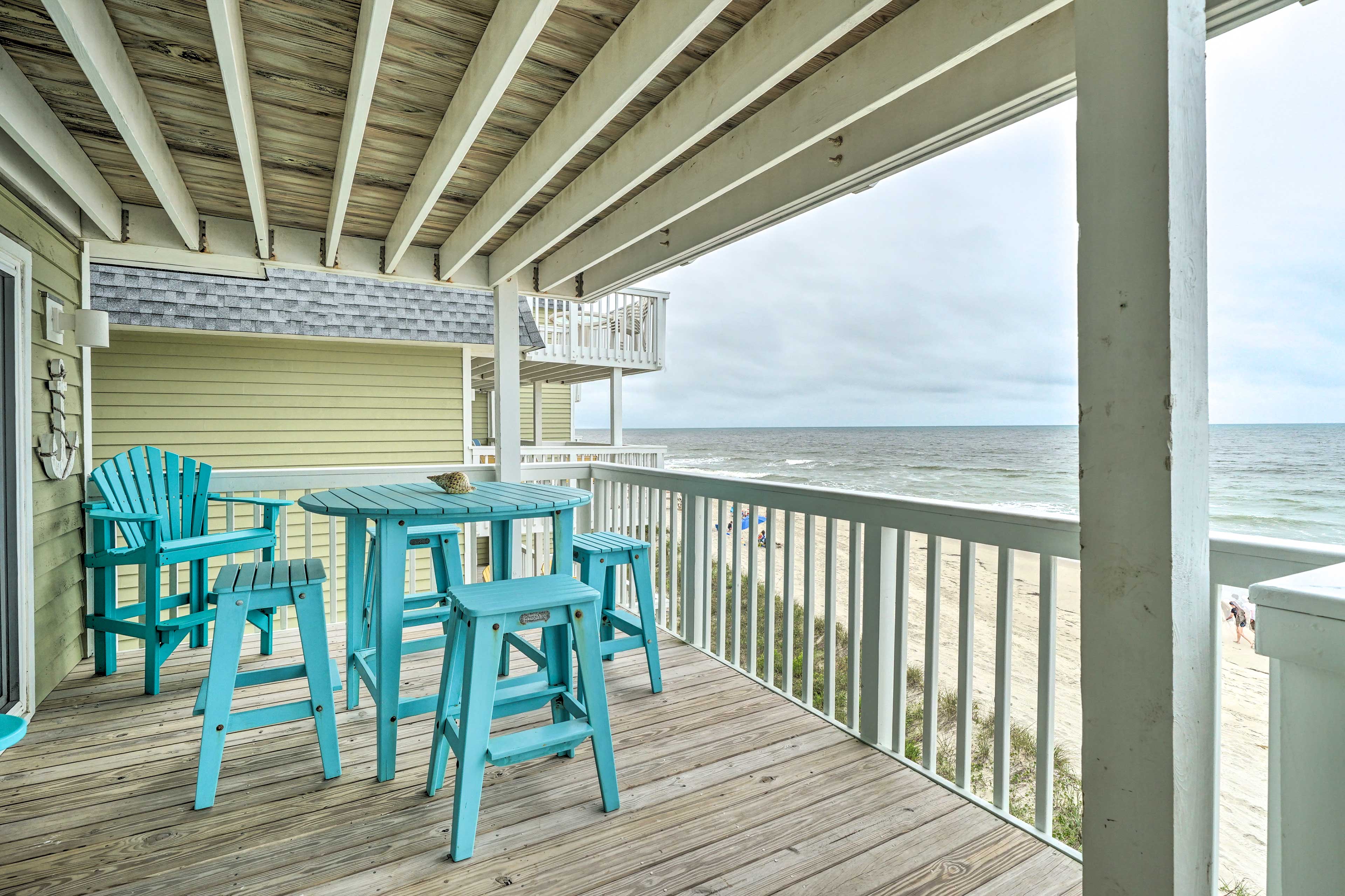 Ocean Dunes Kure Beach Condo w/ Balcony & Pool Evolve