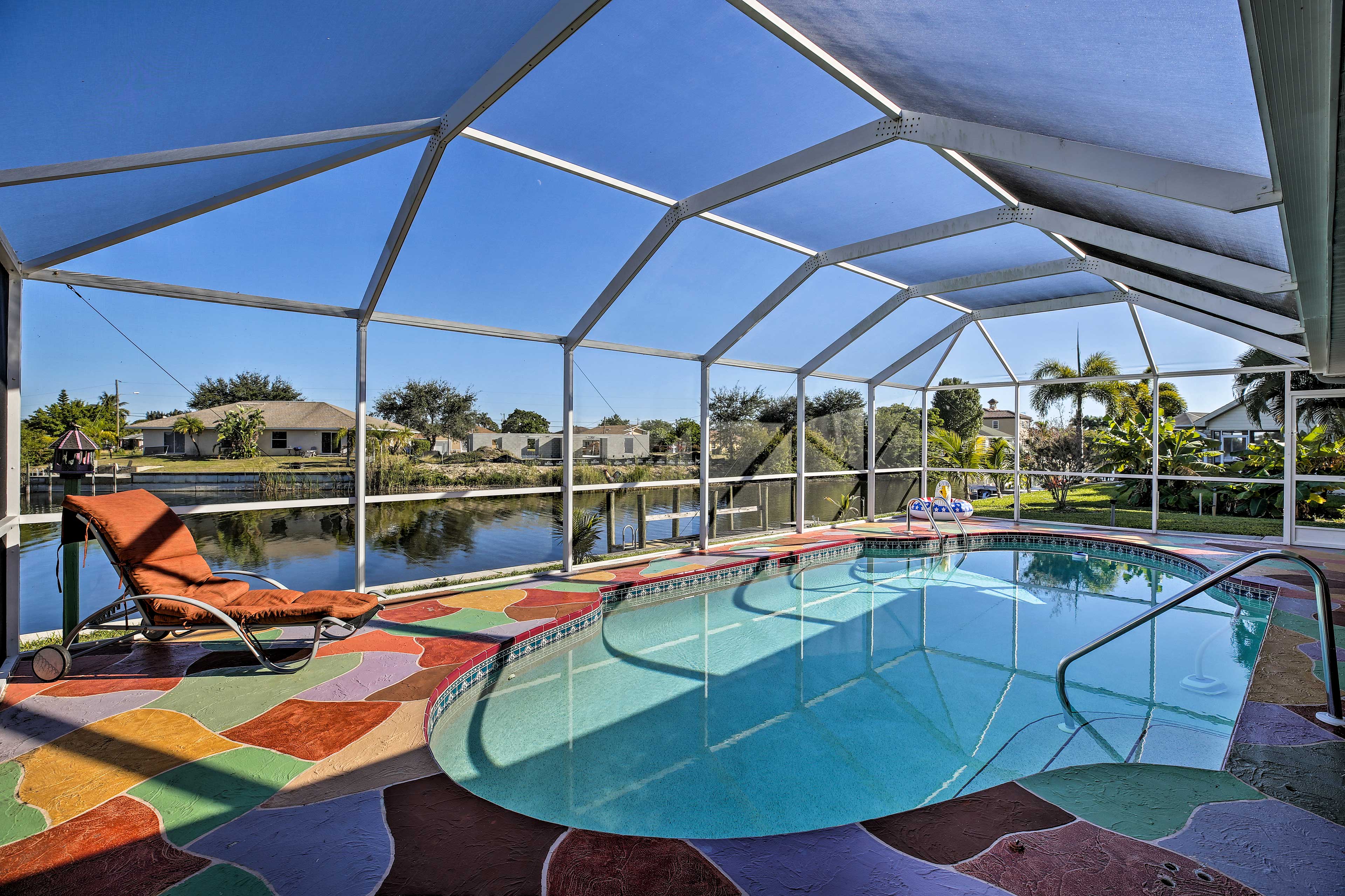 Luxury Cape Coral Home w/ Pool & Canal Views Evolve