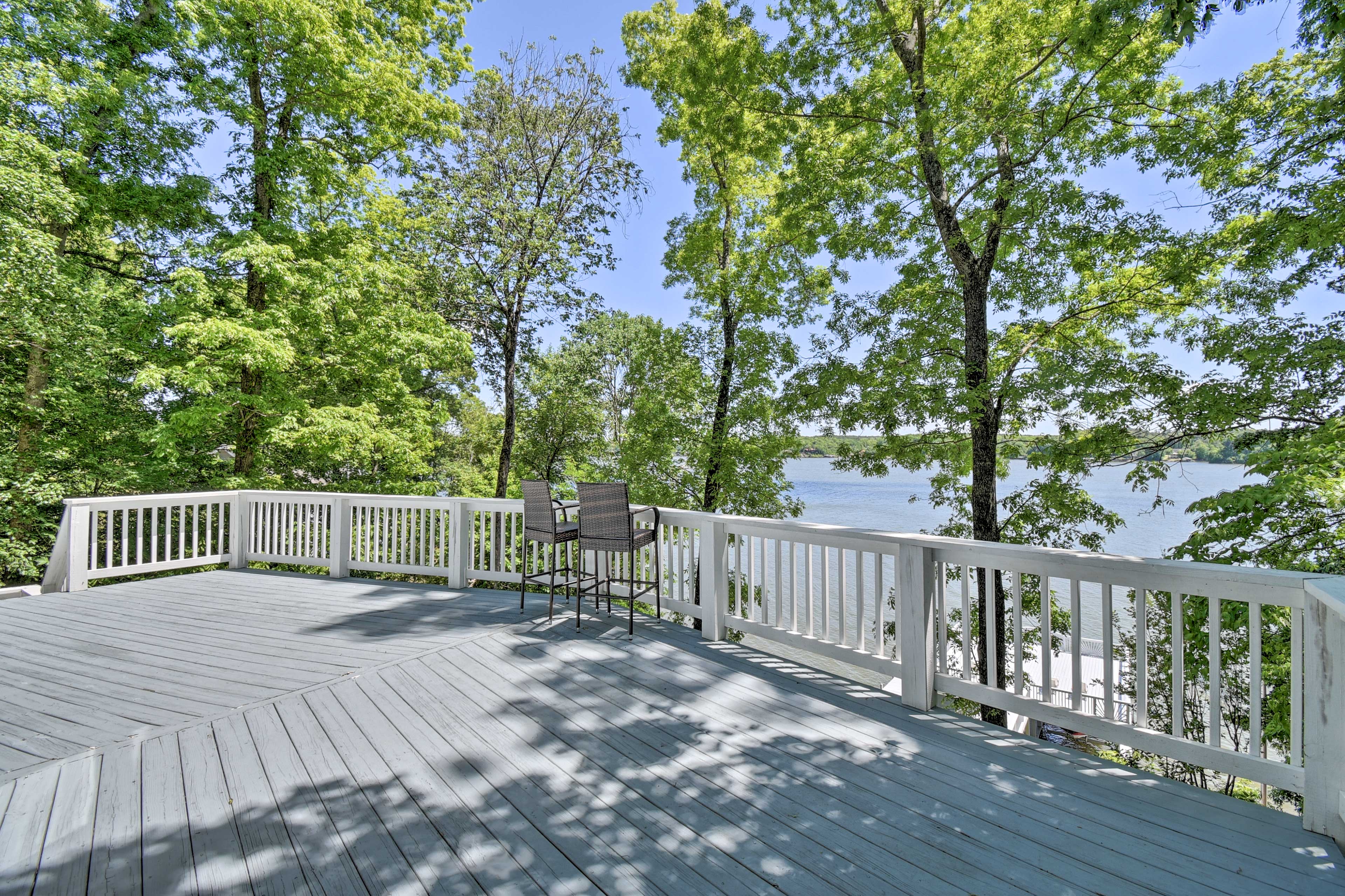 Bracey Home on Lake Gaston Furnished 2Story Dock Evolve