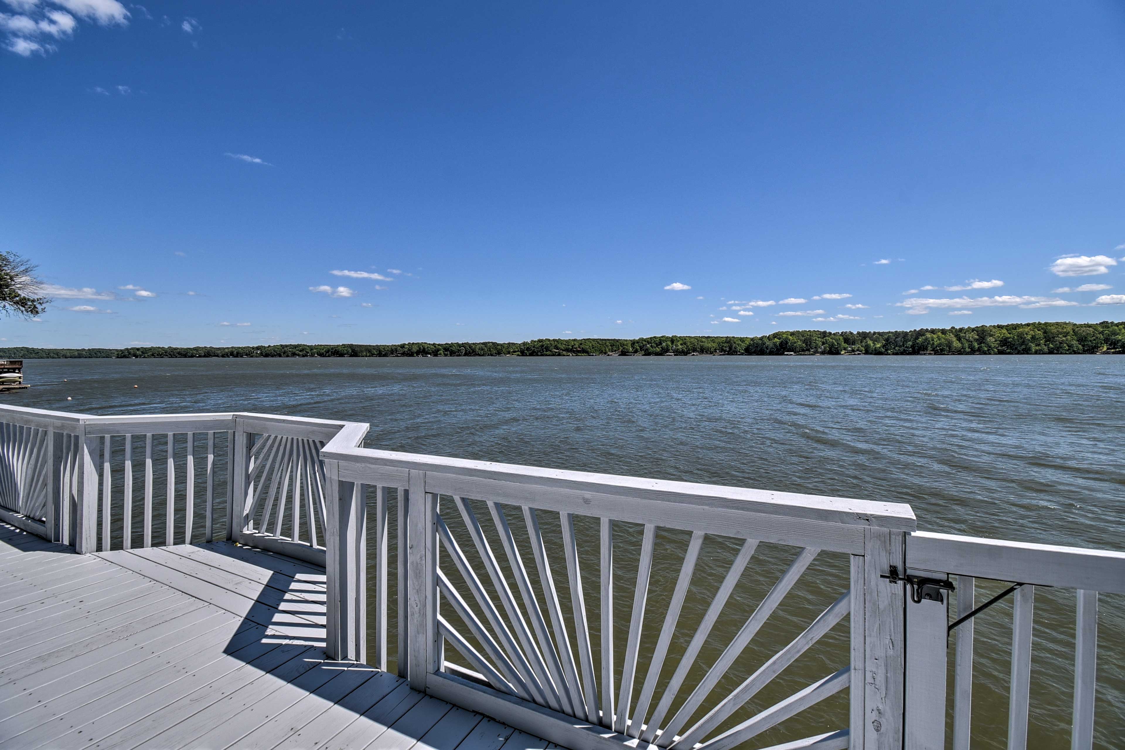 Bracey Home on Lake Gaston Furnished 2Story Dock Evolve
