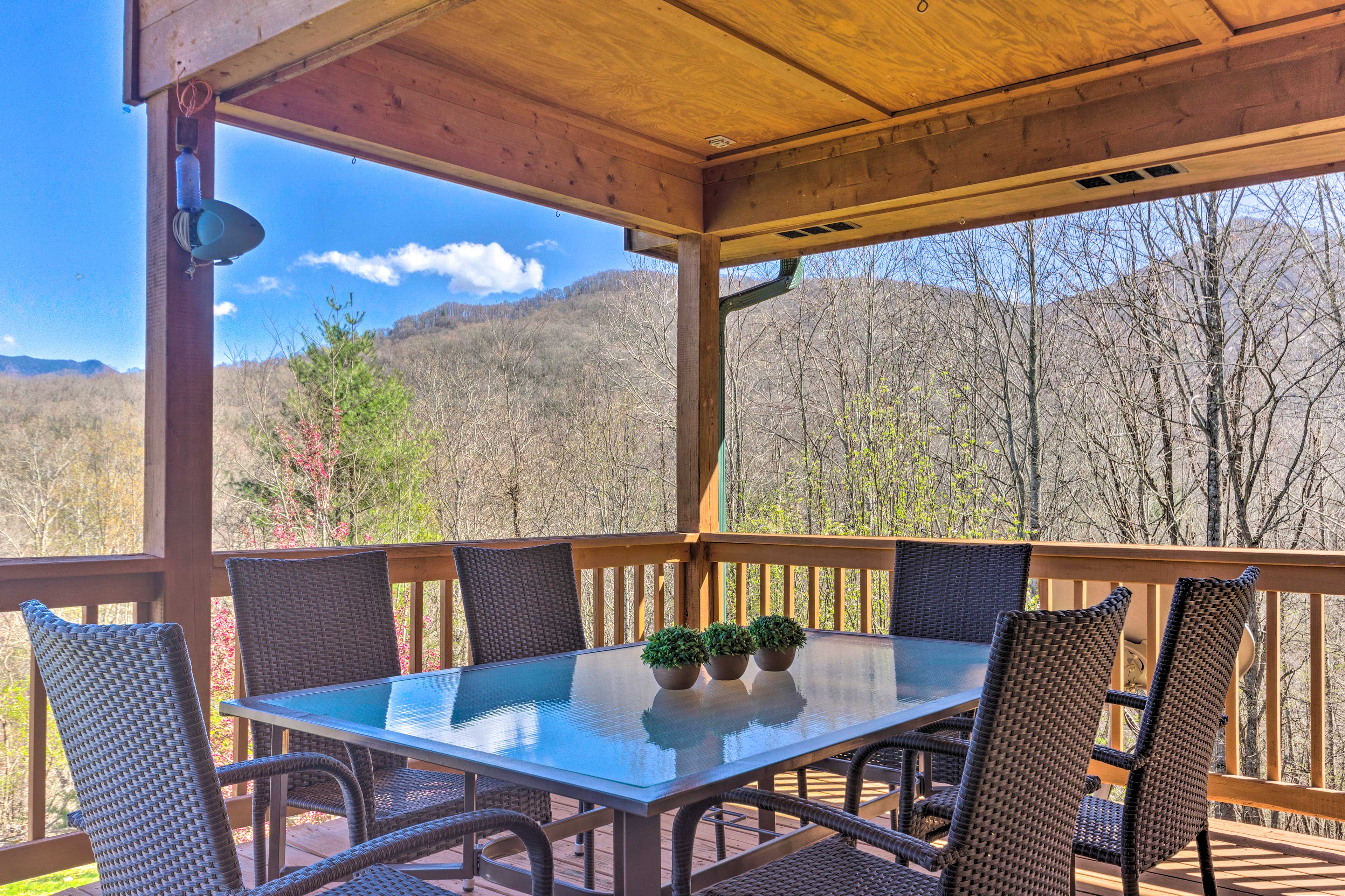 Burnsville Cabin Wraparound Deck + Mountain View! Evolve