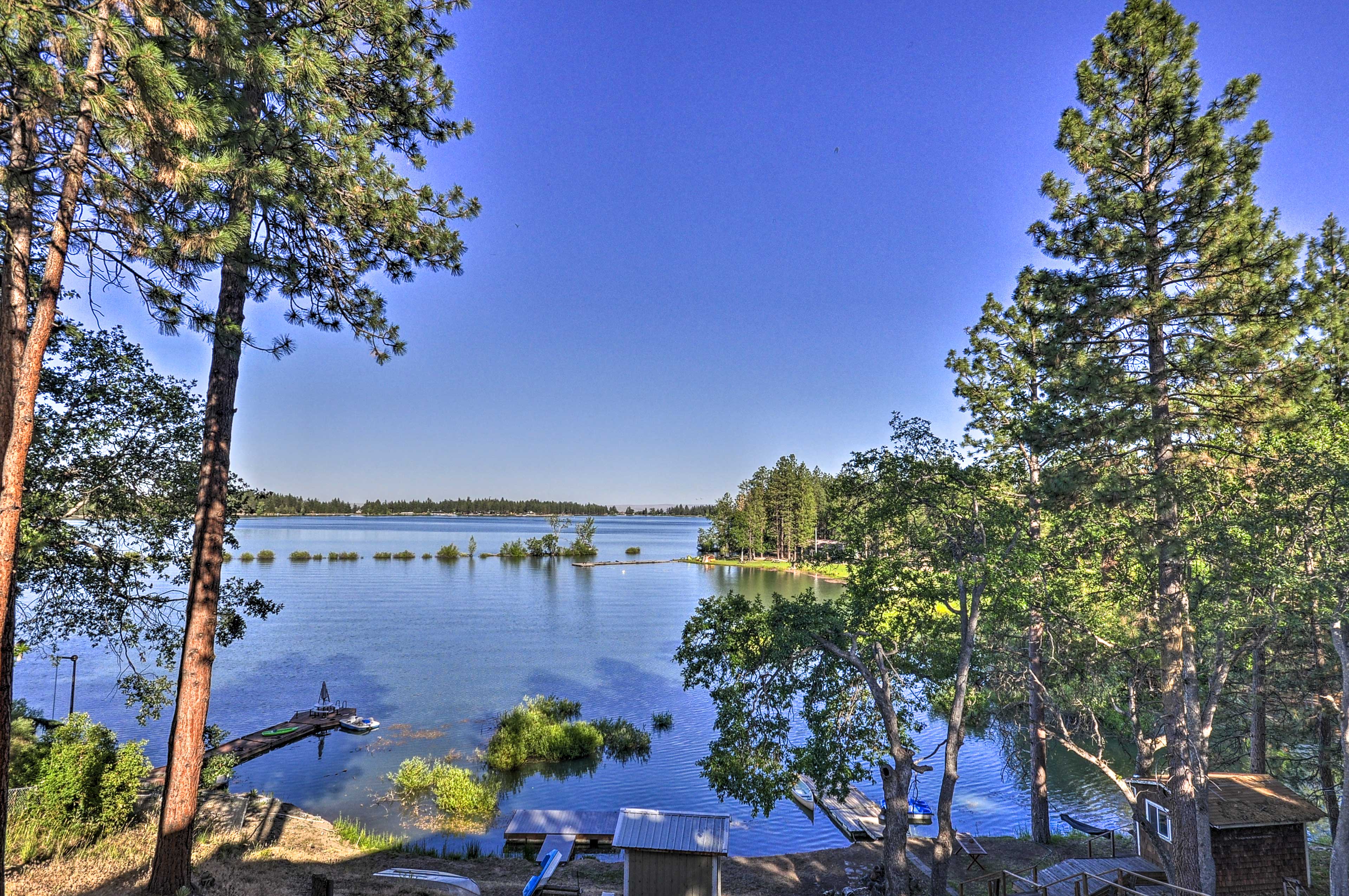 Hidden Gem Dock & Views on Pine Hollow Reservoir! Tygh Valley, OR