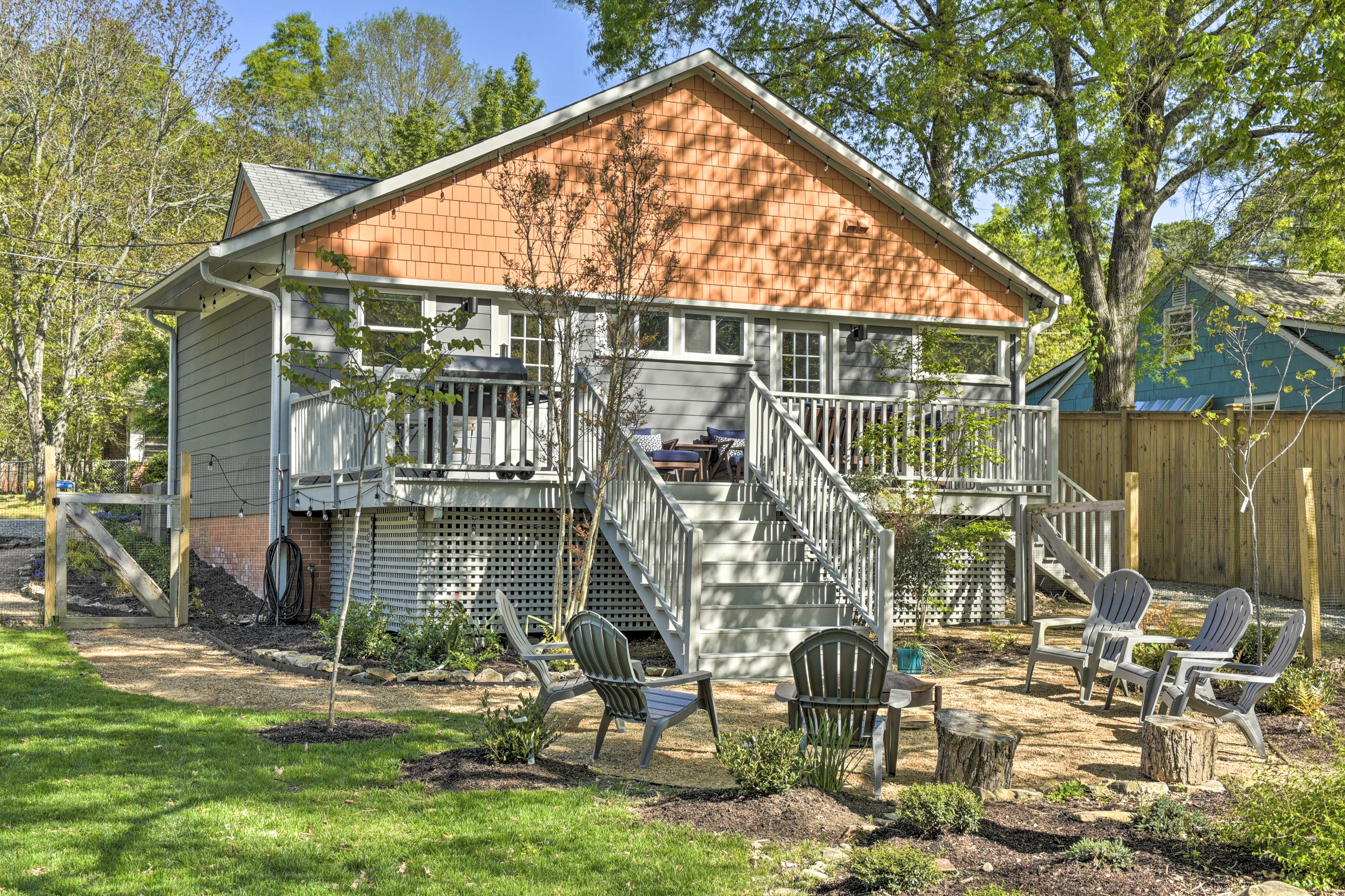 Renovated Carrboro House with Deck & Fire Pit! Evolve