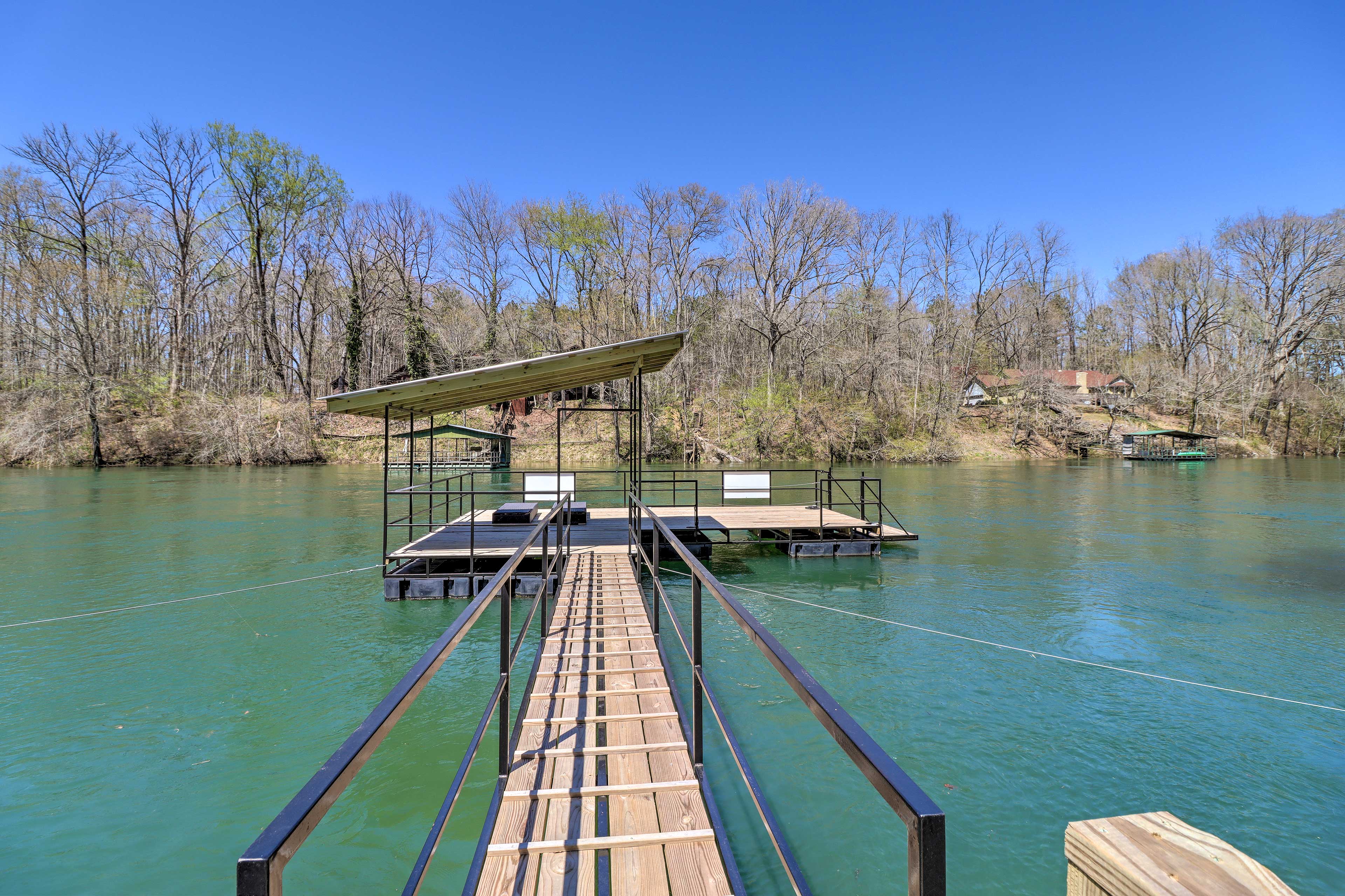 Riverfront Heber Springs Home with Dock & Slip! Evolve