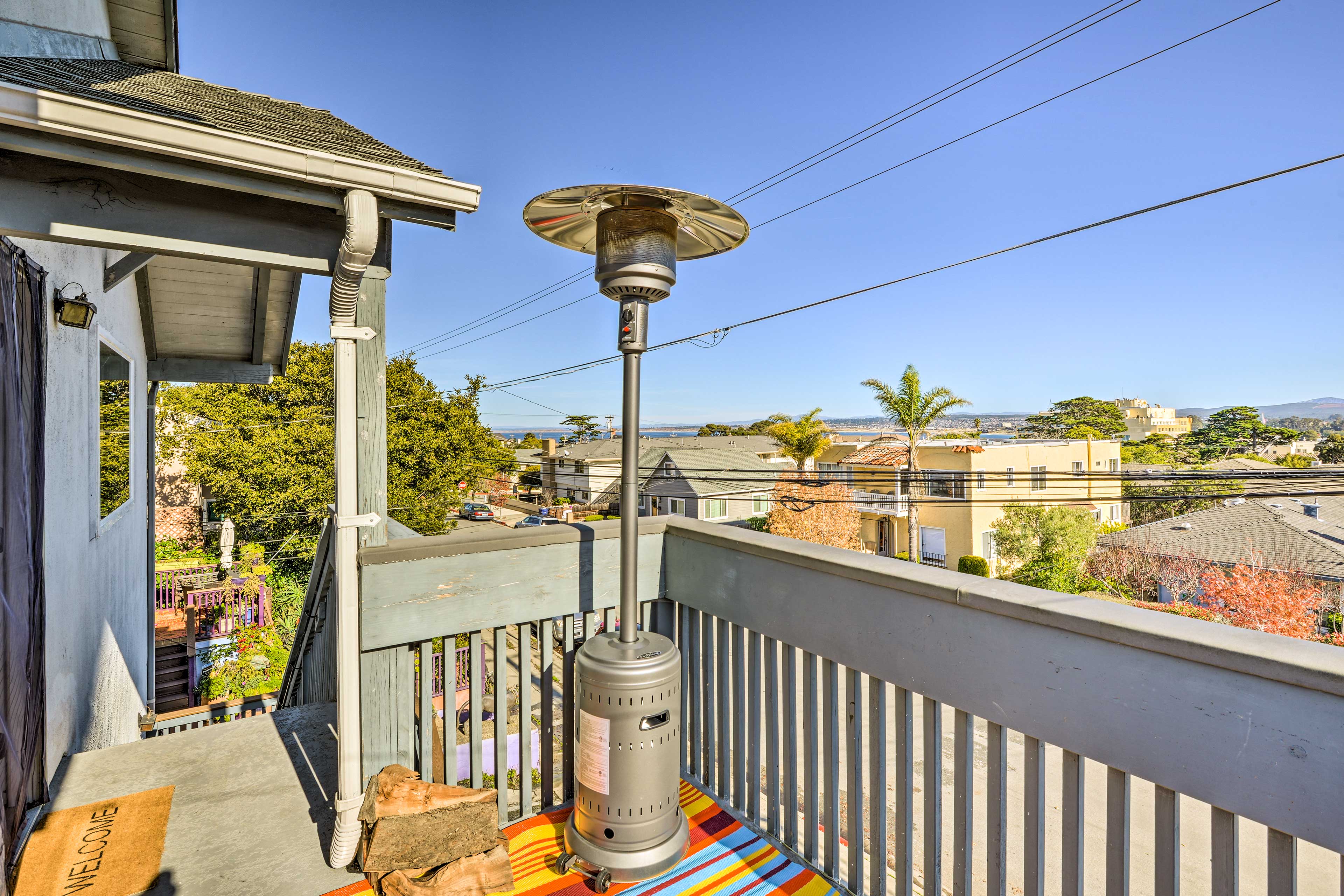Breezy & Central Monterey Apt with Bay View! Evolve