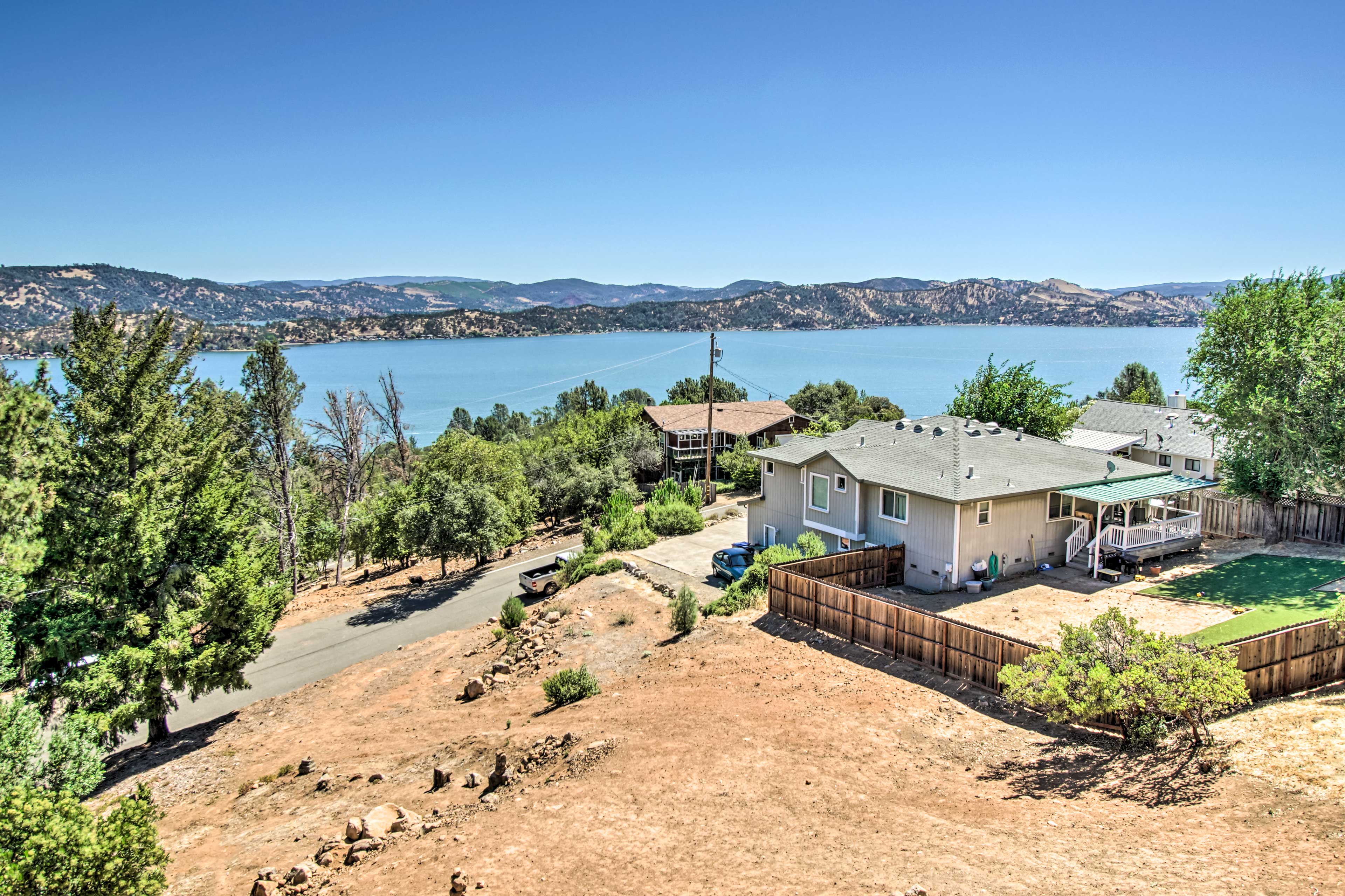 Idyllic Kelseyville Home w/ 2 Decks + Views! Evolve