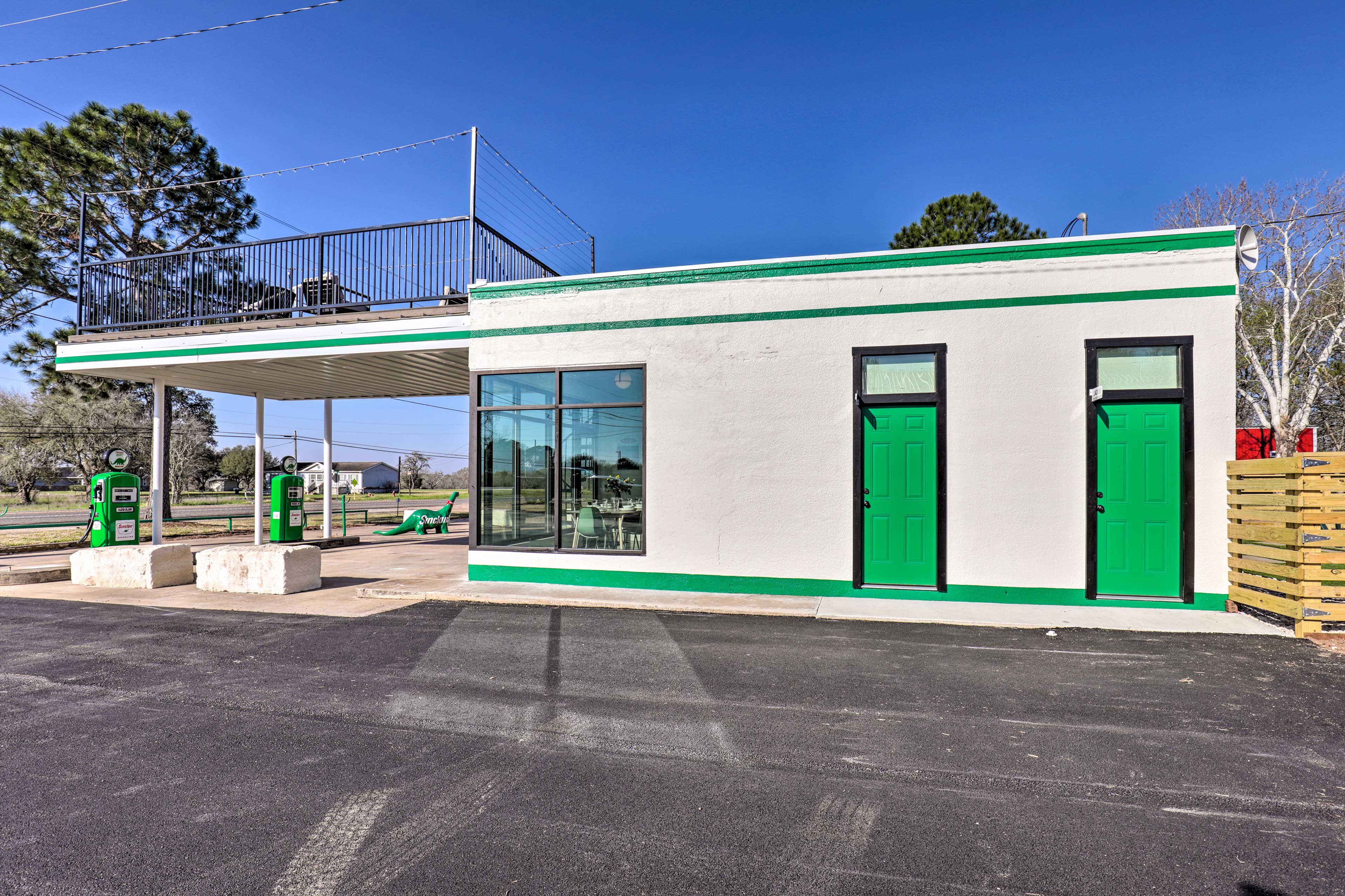 Unique Texas Home in Converted Gas Station! Schulenburg, TX Evolve