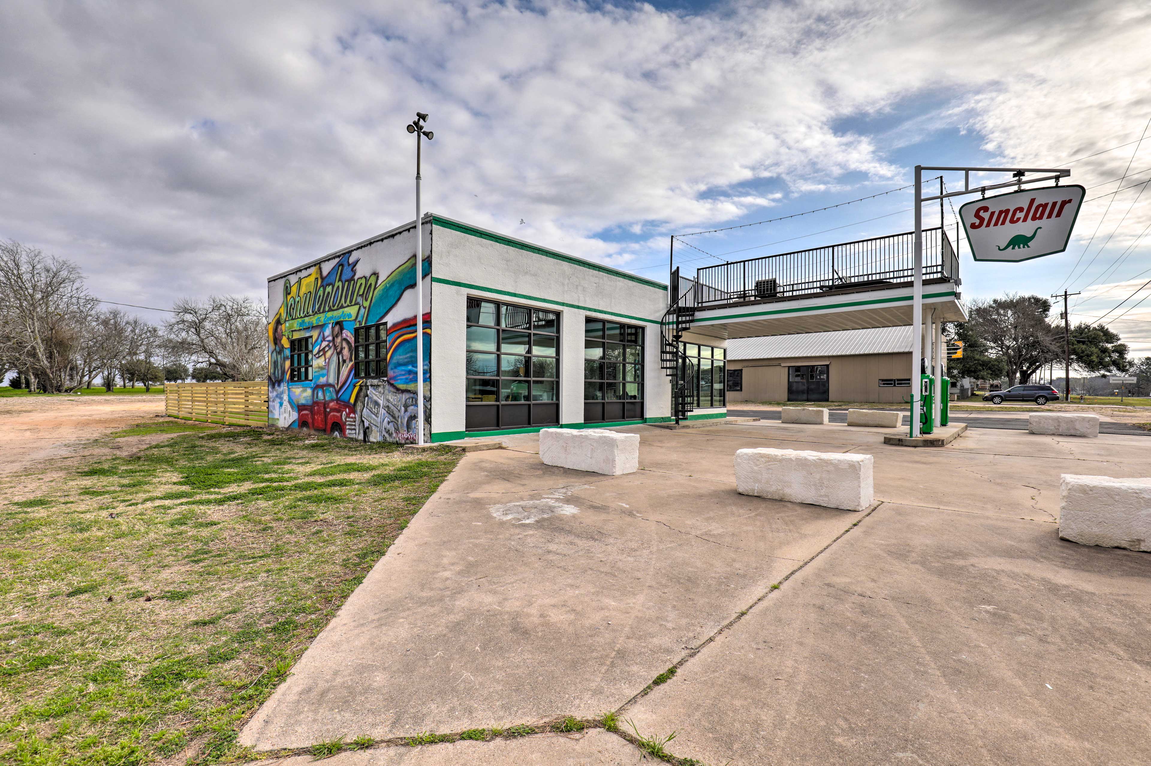 Unique Texas Home in Converted Gas Station! Schulenburg, TX Evolve