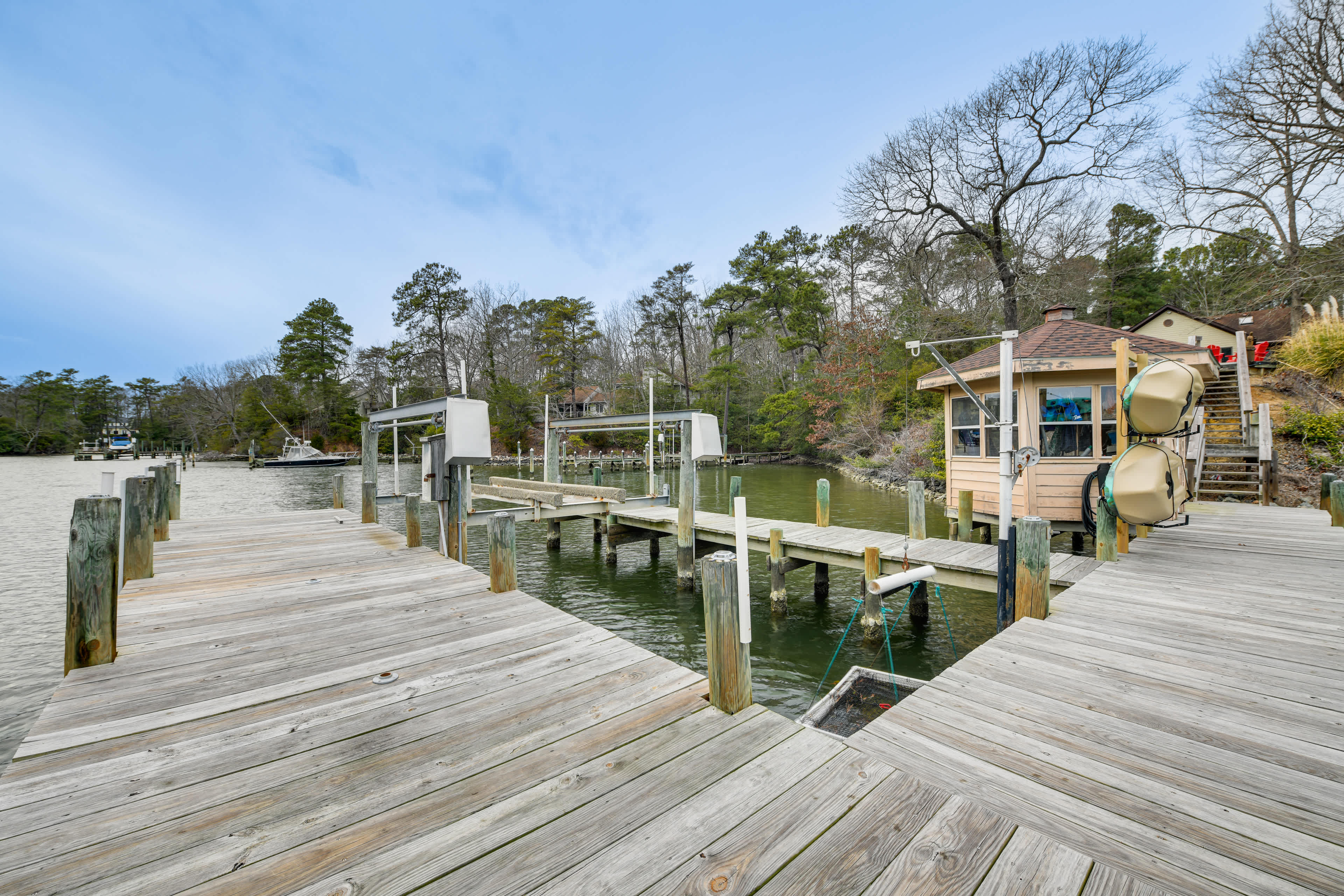 Waterfront Deltaville Retreat w/ Private Boat Dock Evolve