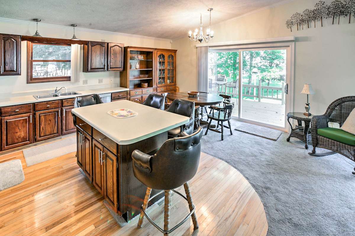 Lakefront Grayling House w/ Spacious Deck!