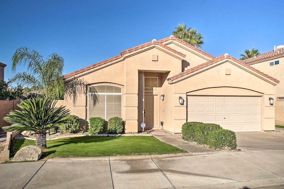 Chandler Home w/ Backyard Oasis Pool + Lake View!