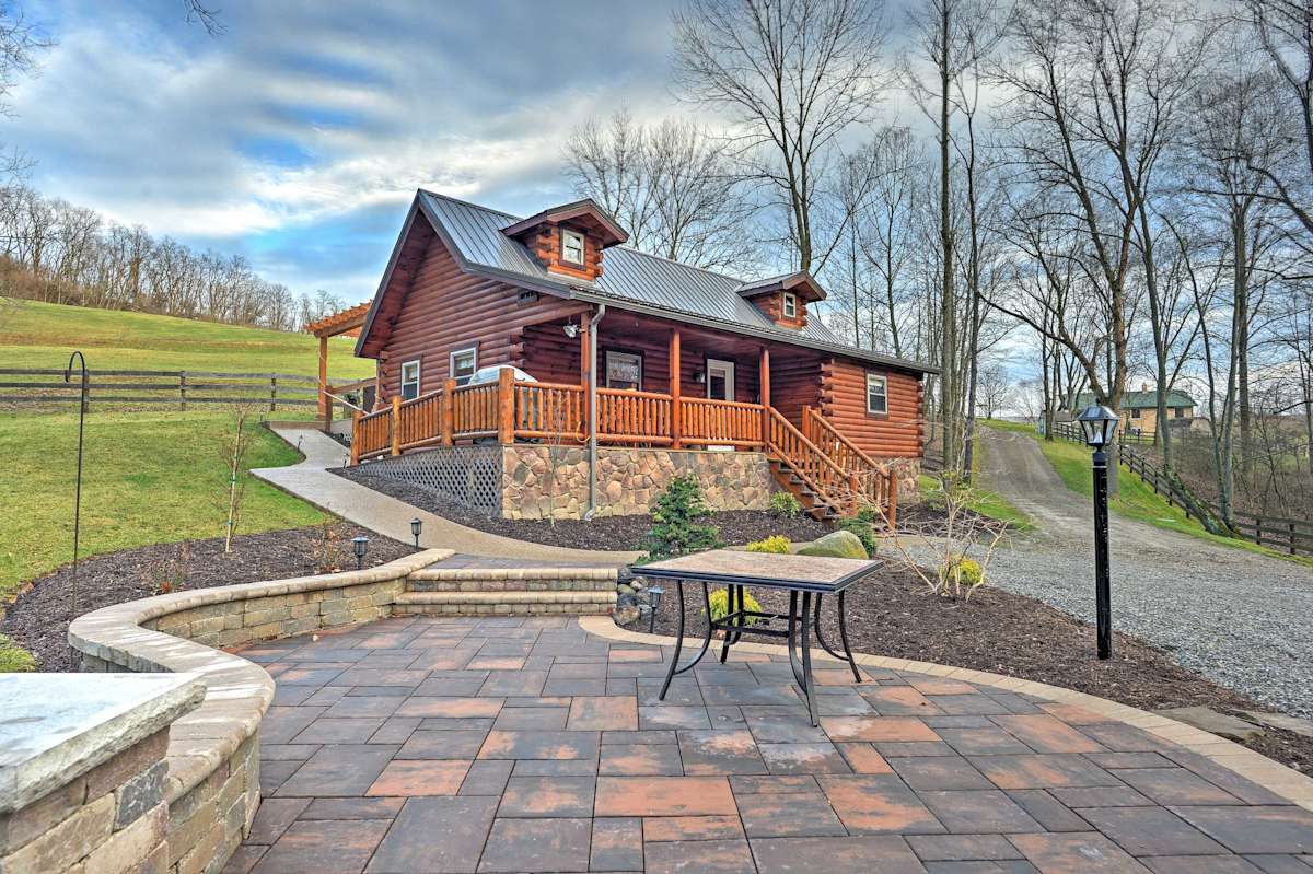 Rustic Dundee Cabin W Hot Tub Forest Views