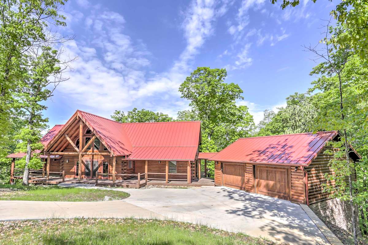 Private Eureka Springs Cabin W Beaver Lake Views