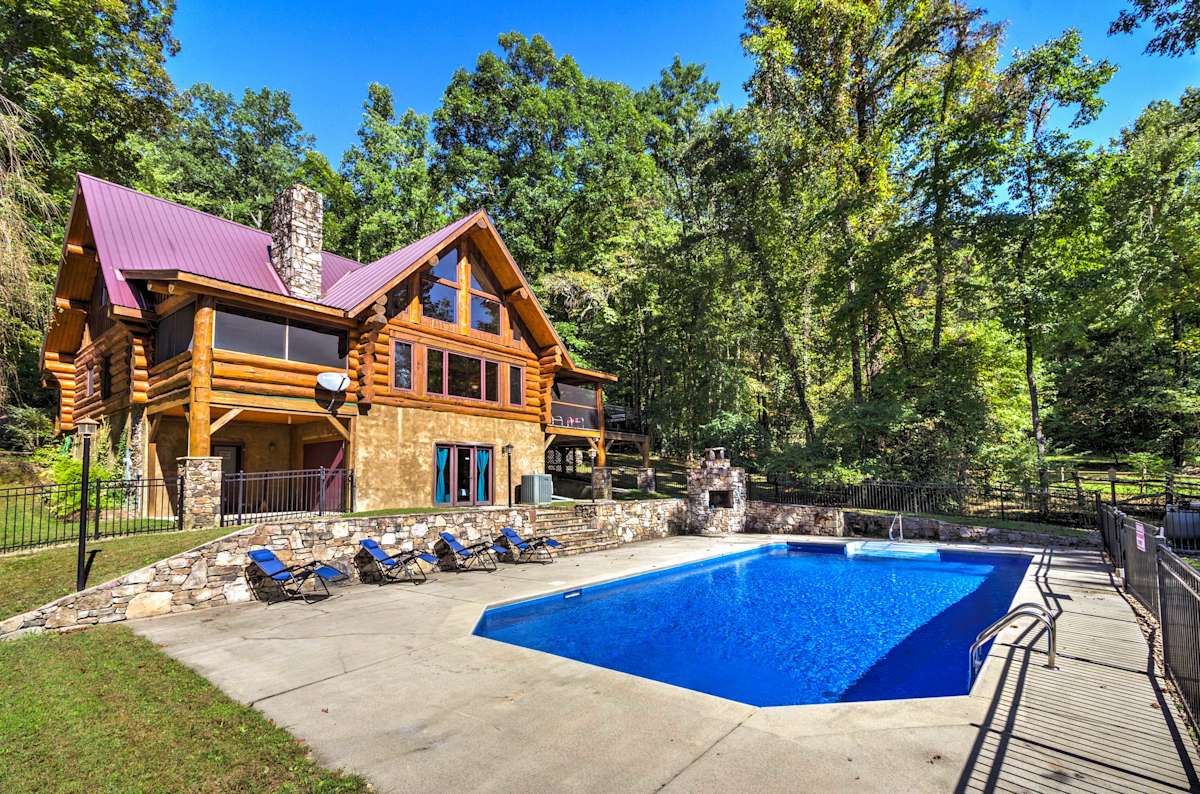 Upper Lodge Brevard Cabin On 80 Acres W Pool