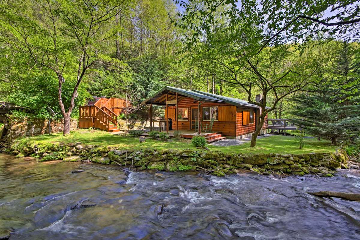 Bryson City Cabin W Fire Pit On Coopers Creek