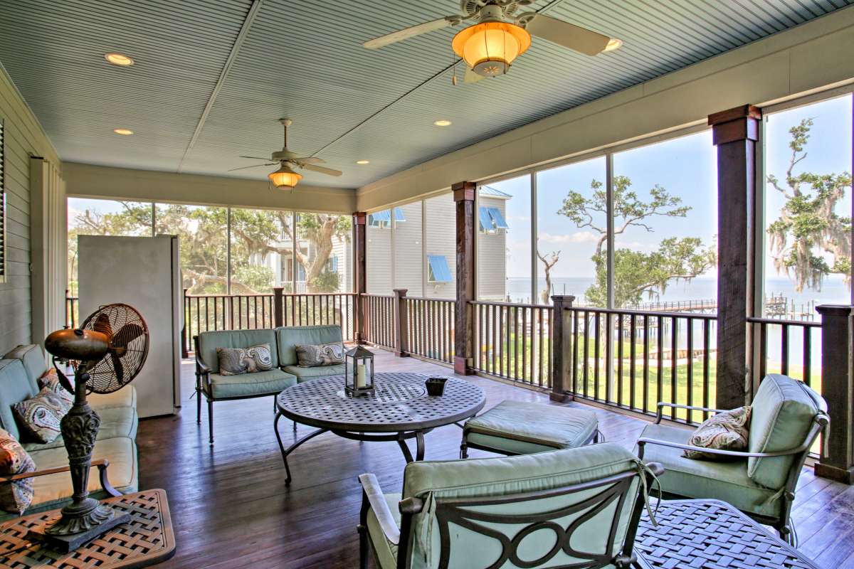 Slidell Home W Fishing Pier Outdoor Living Bbq
