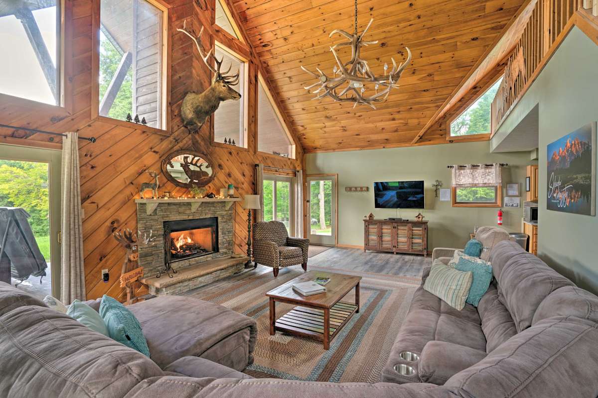 3 Acre Benezette Cabin W Hot Tub Grill Mtn View