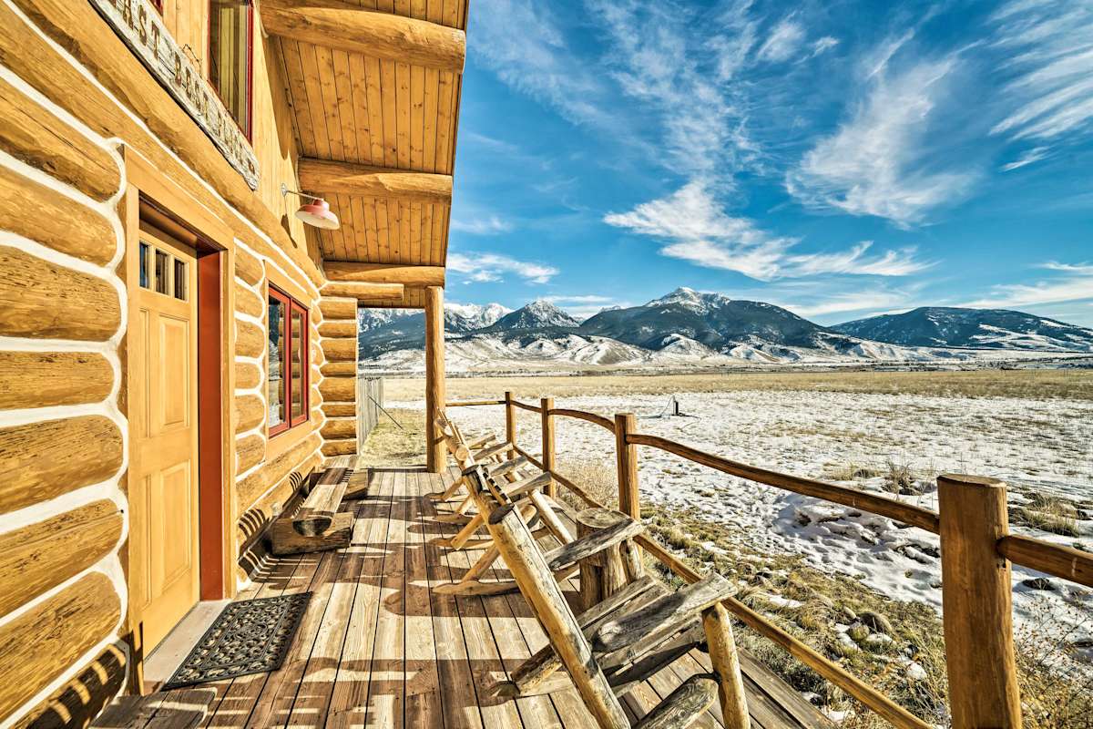 10 Acre Yellowstone Cabin W Stunning Mtn View