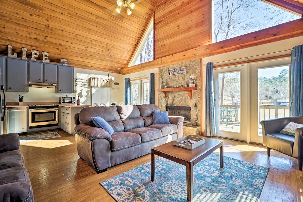 Waterfront Cabin On Lake Sinclair W Private Dock