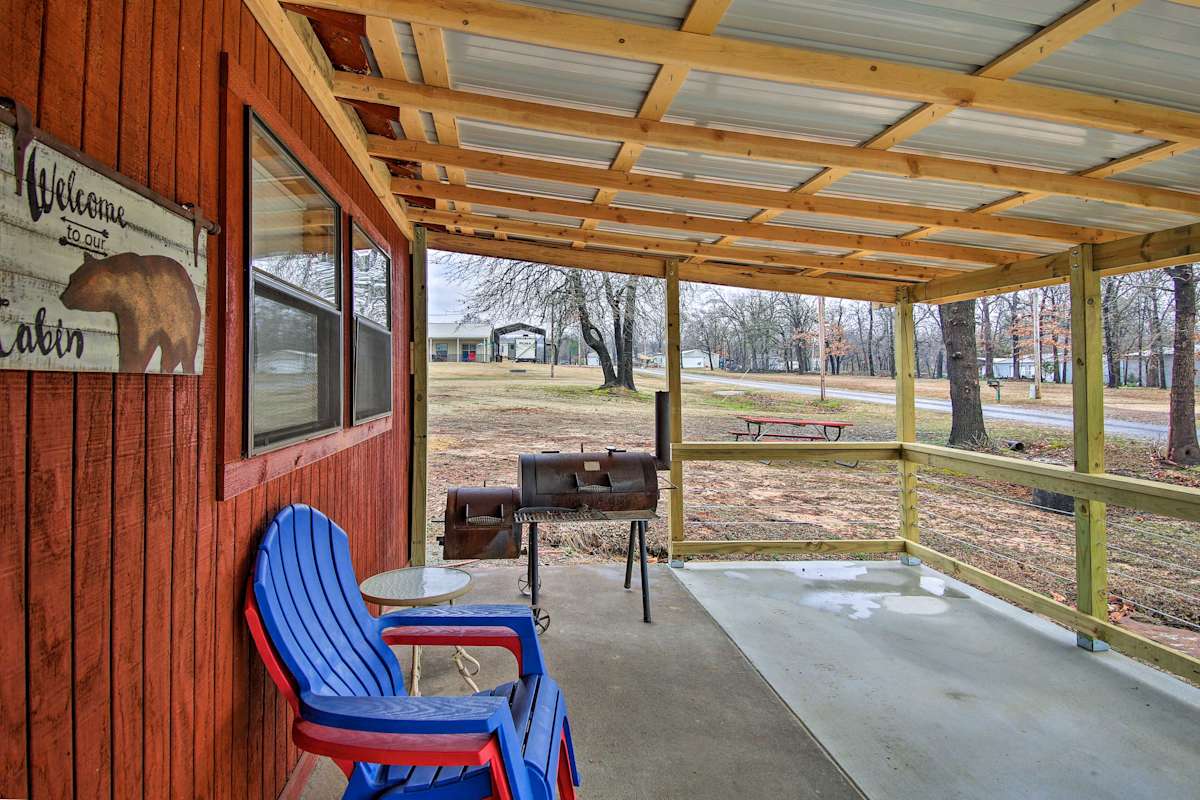 Porum Cabin Nestled On Eufaula Lake W Grill