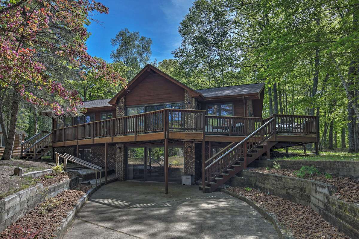 Waterfront Eagle River Lake Home W Boat Dock