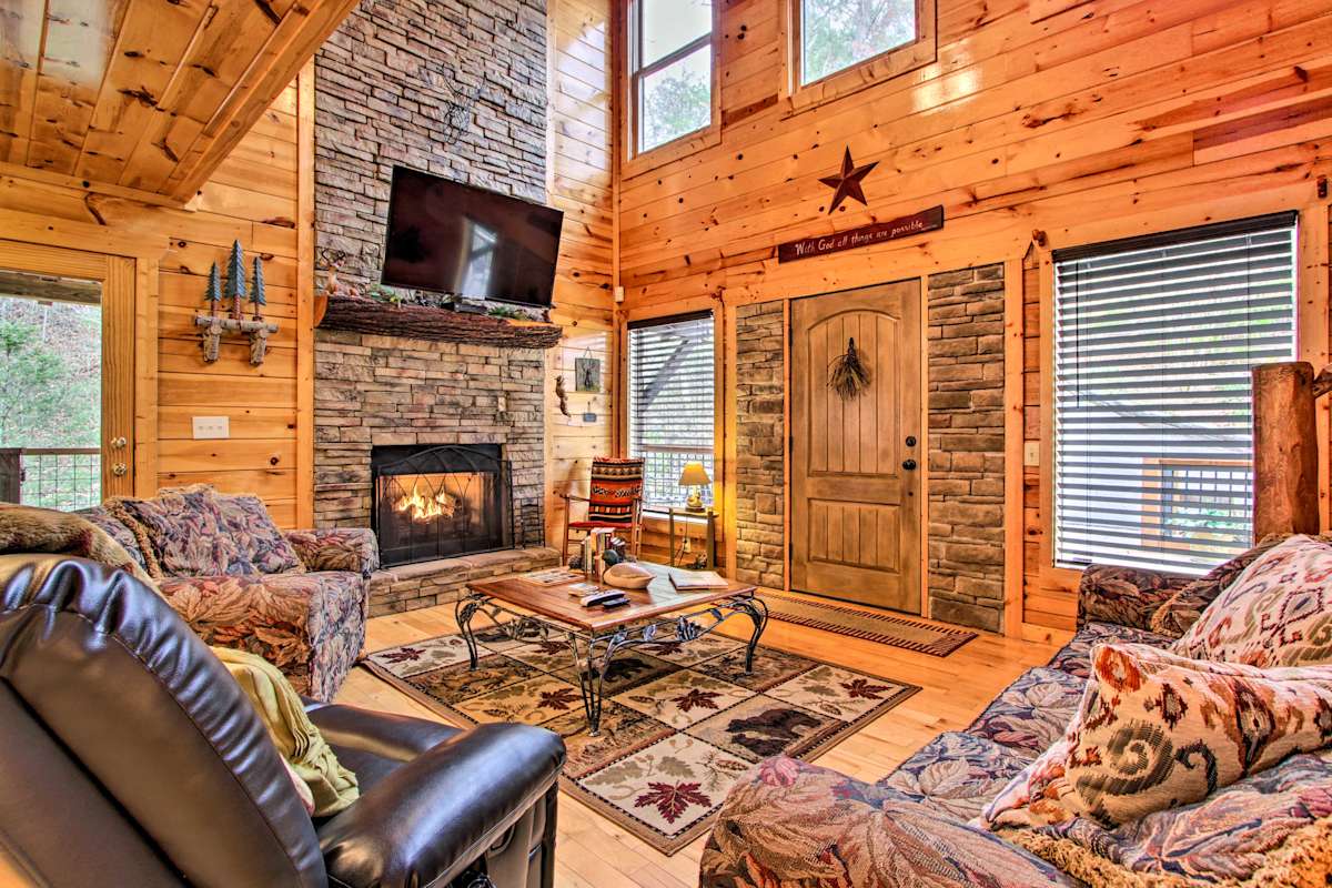 New Inviting Mtn Cabin Hot Tub 8mi To Dollywood
