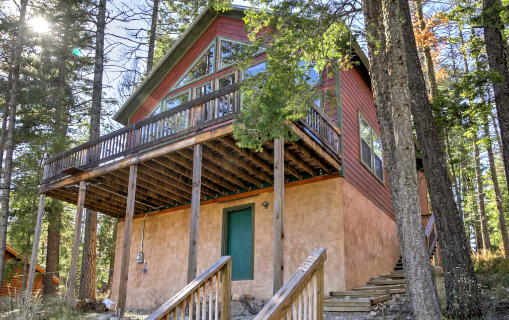 Cozy Cloudcroft Cabin W Serene Wooded Views Deck