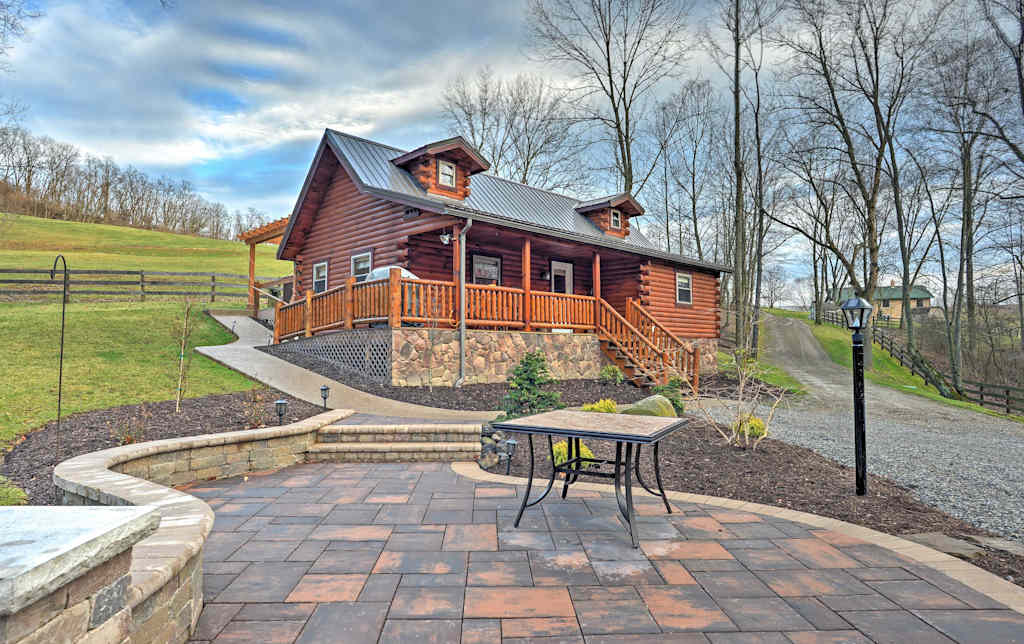 Rustic Dundee Cabin W Hot Tub Forest Views