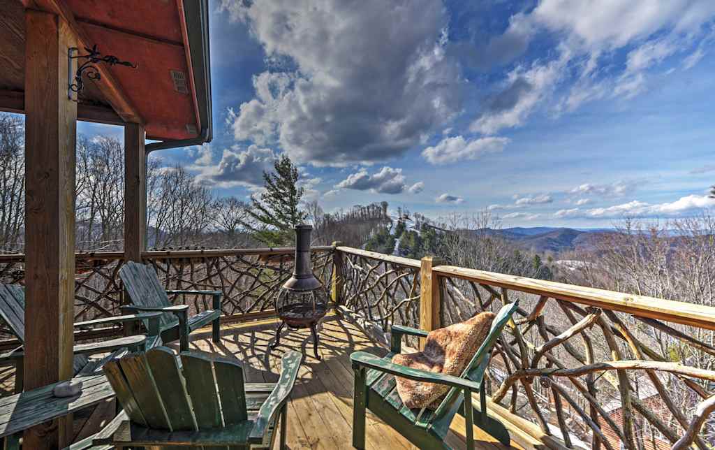 Wolf Laurel Cabin Above 4 500 Ft W Mountain Views