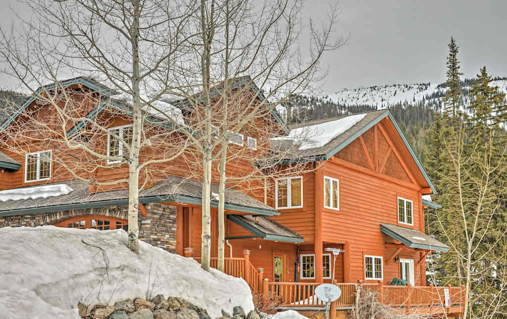 Cozy Ski In Ski Out Whitefish Townhome W Hot Tub