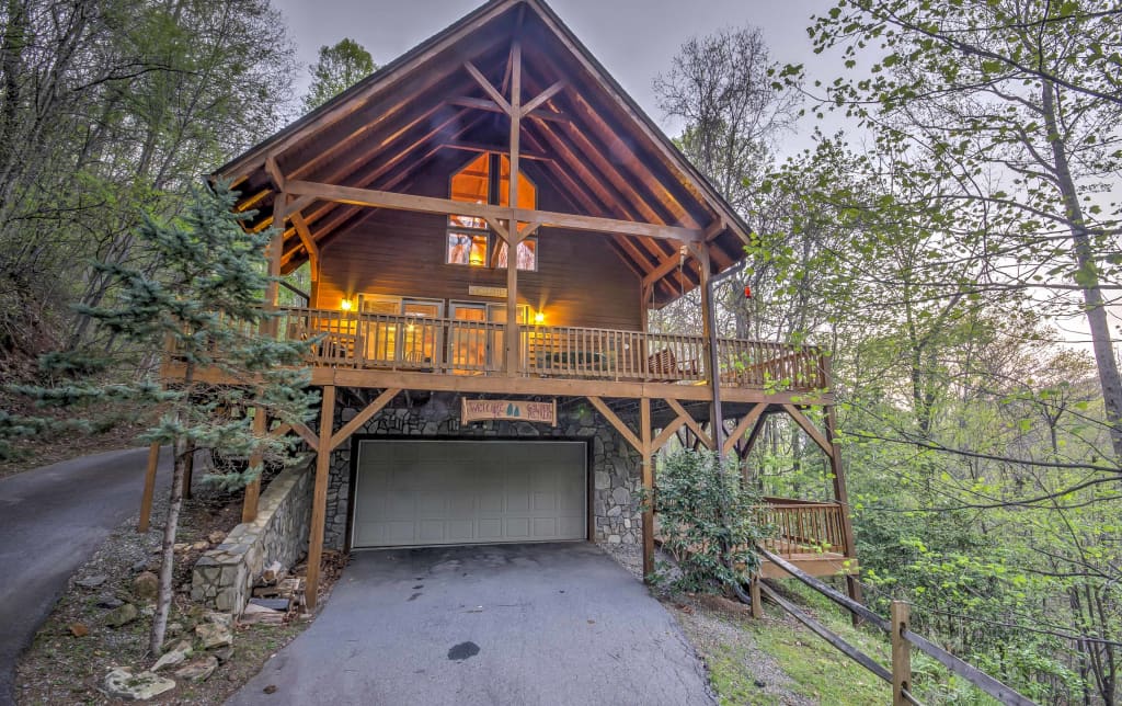 Spacious Maggie Valley Cabin W Hot Tub Mtn Views