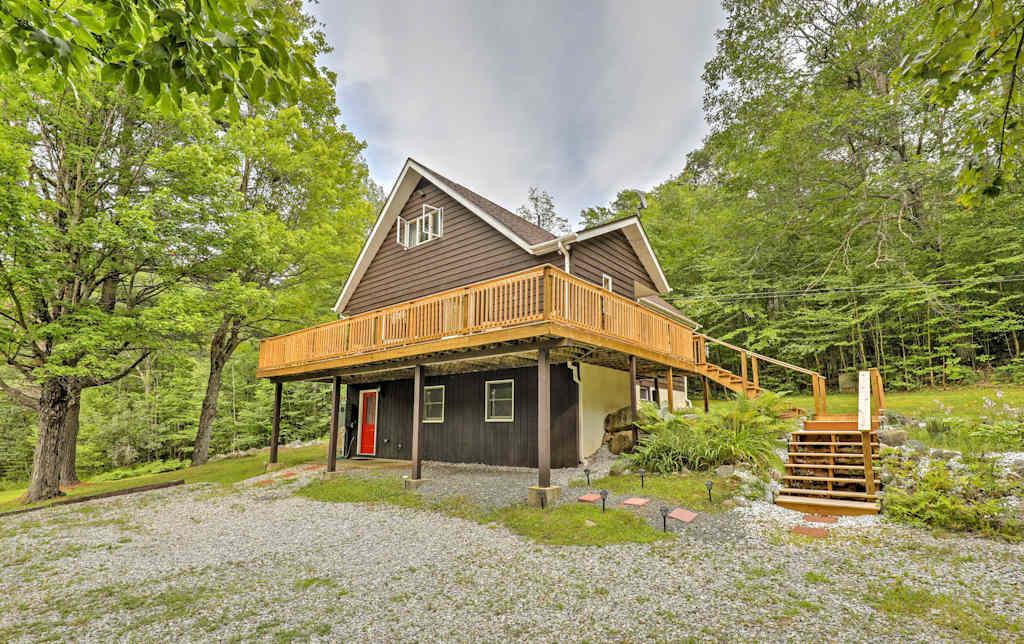 Quiet Au Sable Forks Home W Great Deck Fire Pit