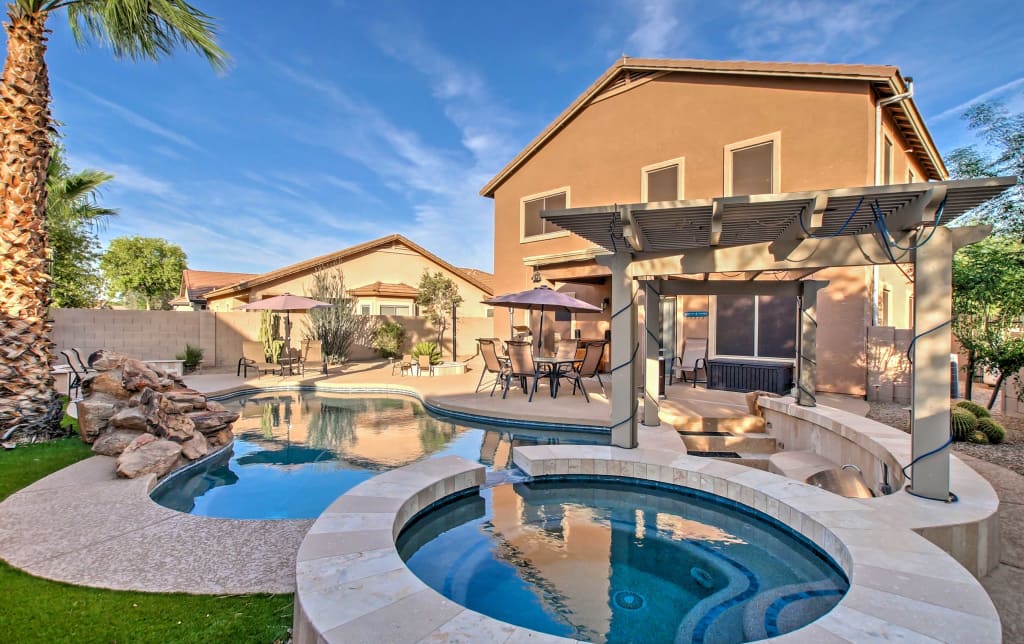 San Tan Valley House W Backyard Pool Hot Tub