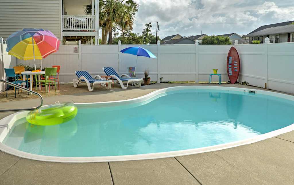 Surfside Beach Home Wprivate Pool Steps To Beach