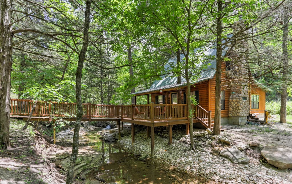 Secluded Jasper Cabin W Porch Serene Creek Views