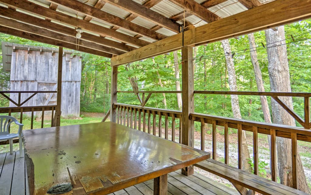 Rustic Taswell Cabin W Wooded Views Evolve Vacation Rental