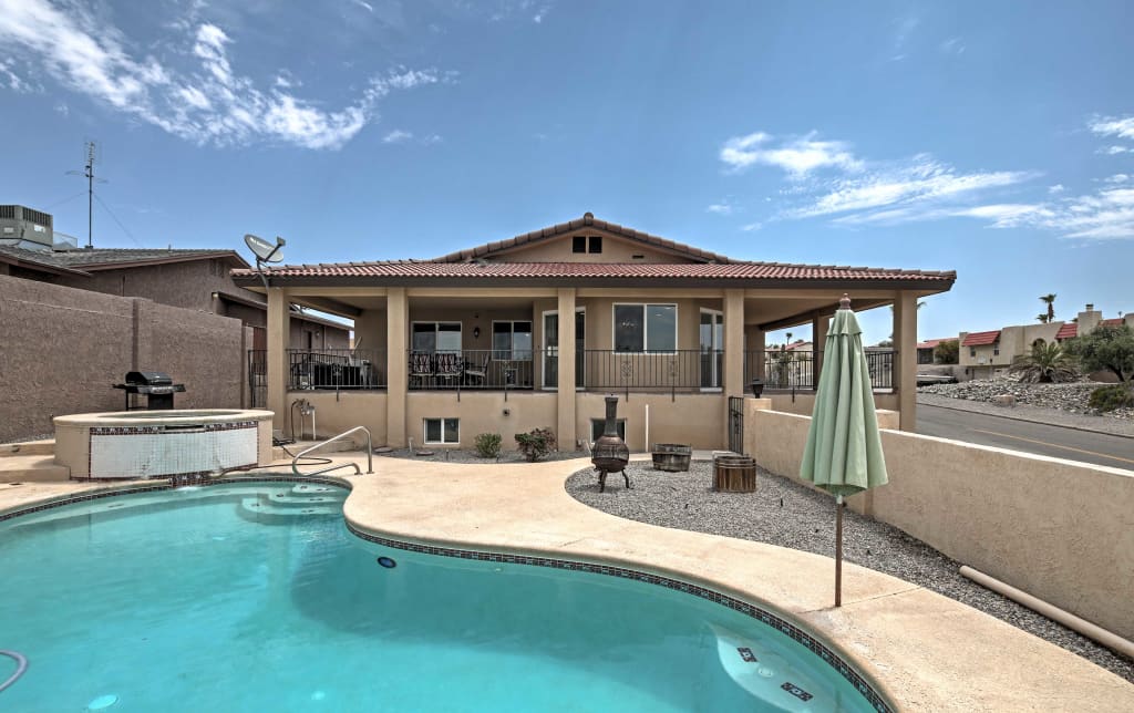 Gorgeous Hilltop Lake Havasu Home W Private Pool