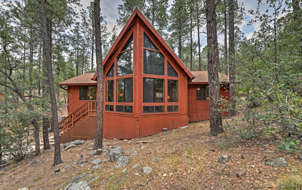 Prescott Cabin W Beautiful Forest Views Deck