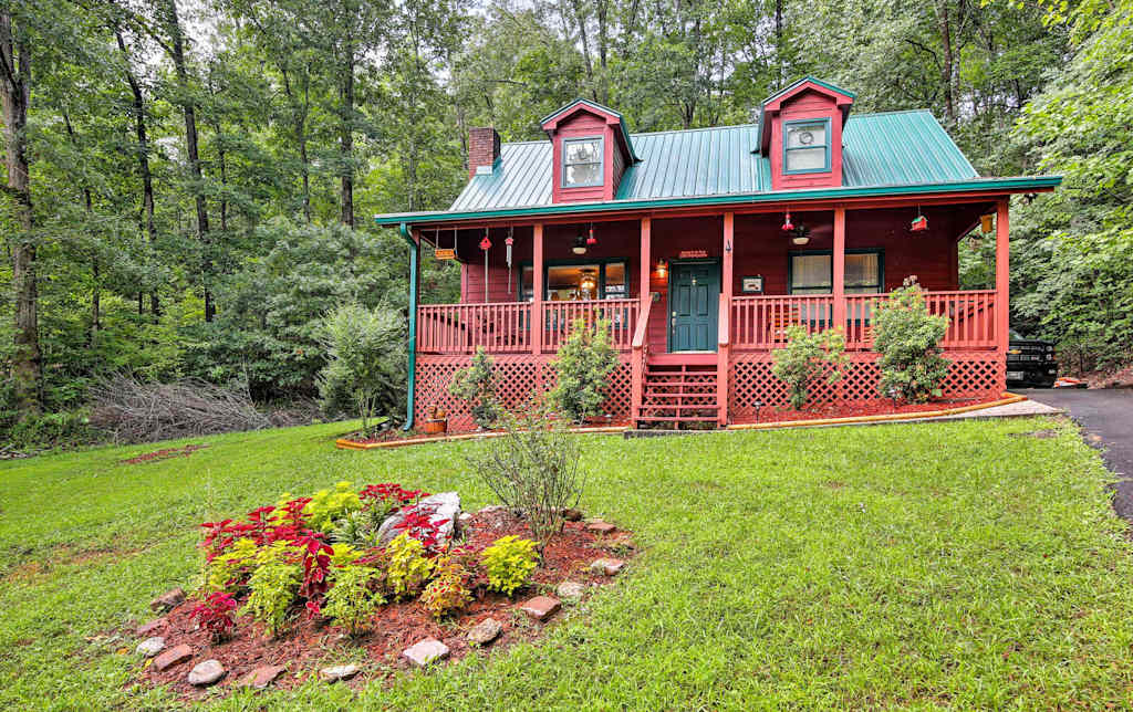 Cozy Hayesville Cabin W Porch Private Hot Tub