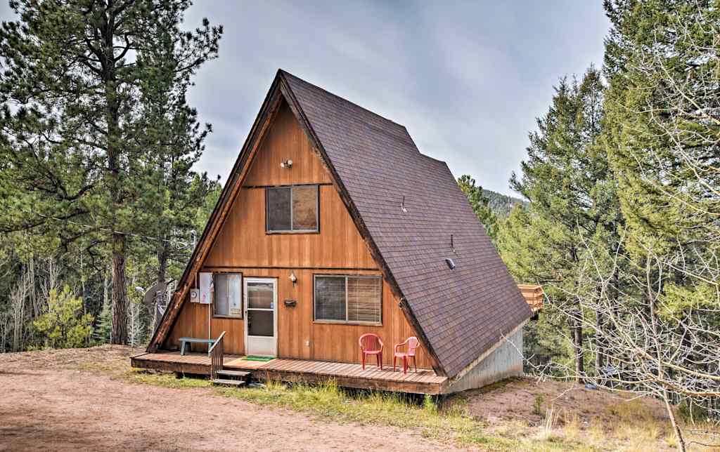 A Frame Cabin W Mtn Views 4 Mi To Cripple Creek