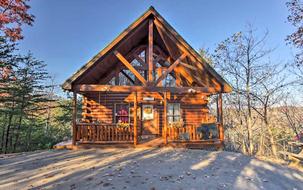 Peaceful Pigeon Forge Cabin W Hot Tub Mtn Views