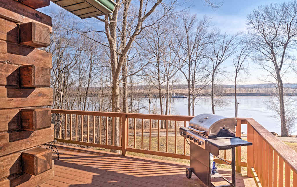 Magnet Cabin W Hot Tub Steps To Ohio River