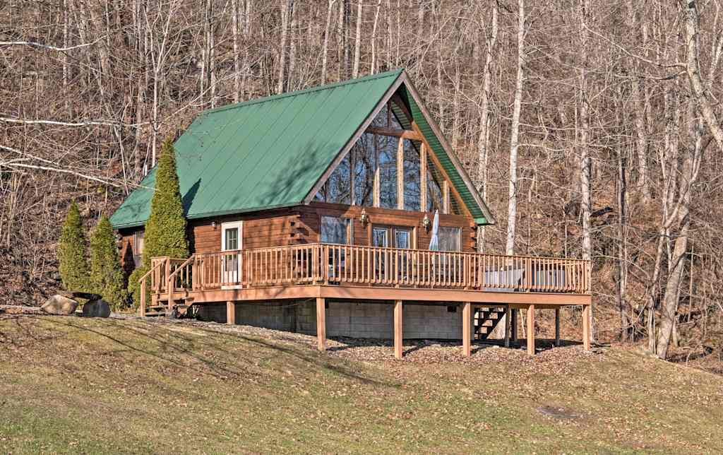 Magnet Cabin W Hot Tub Steps To Ohio River