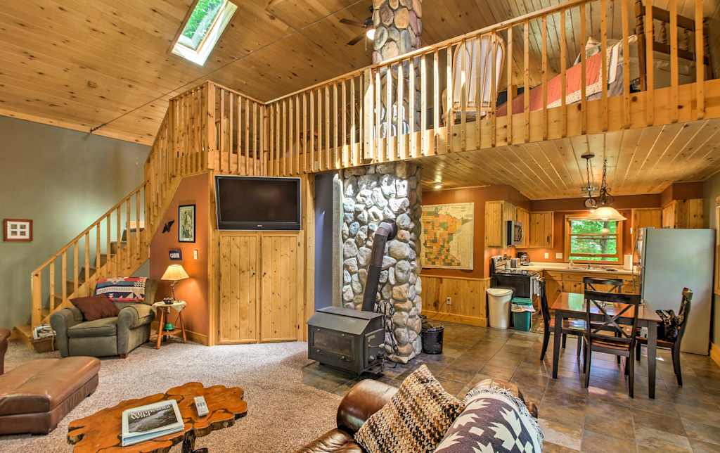 Trout Lake Cabin W Private Dock Kayaks Loft