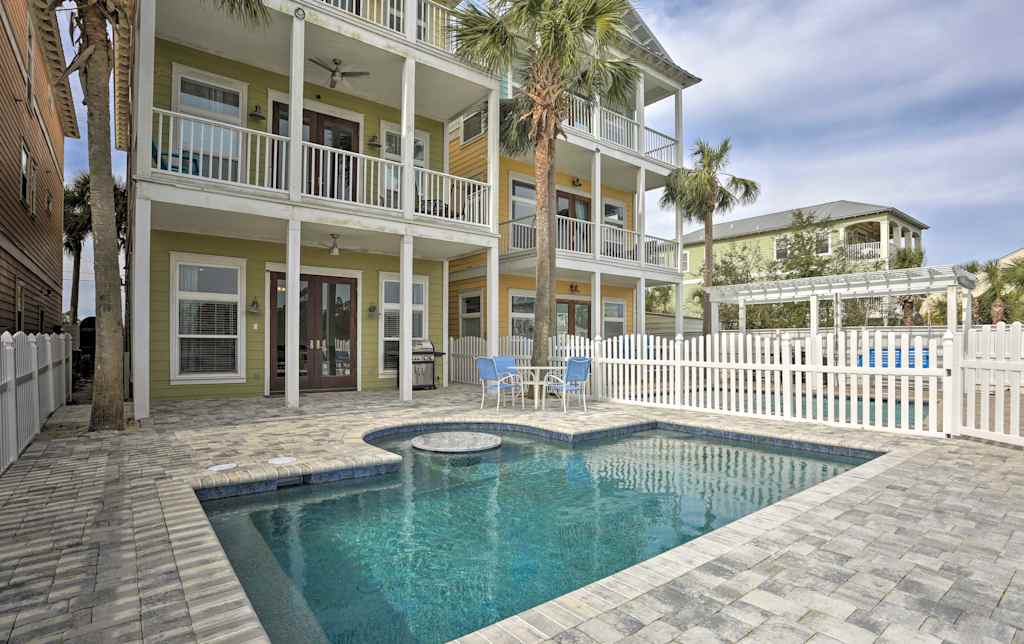 Panama City Beach Home W Private Dock New Pool