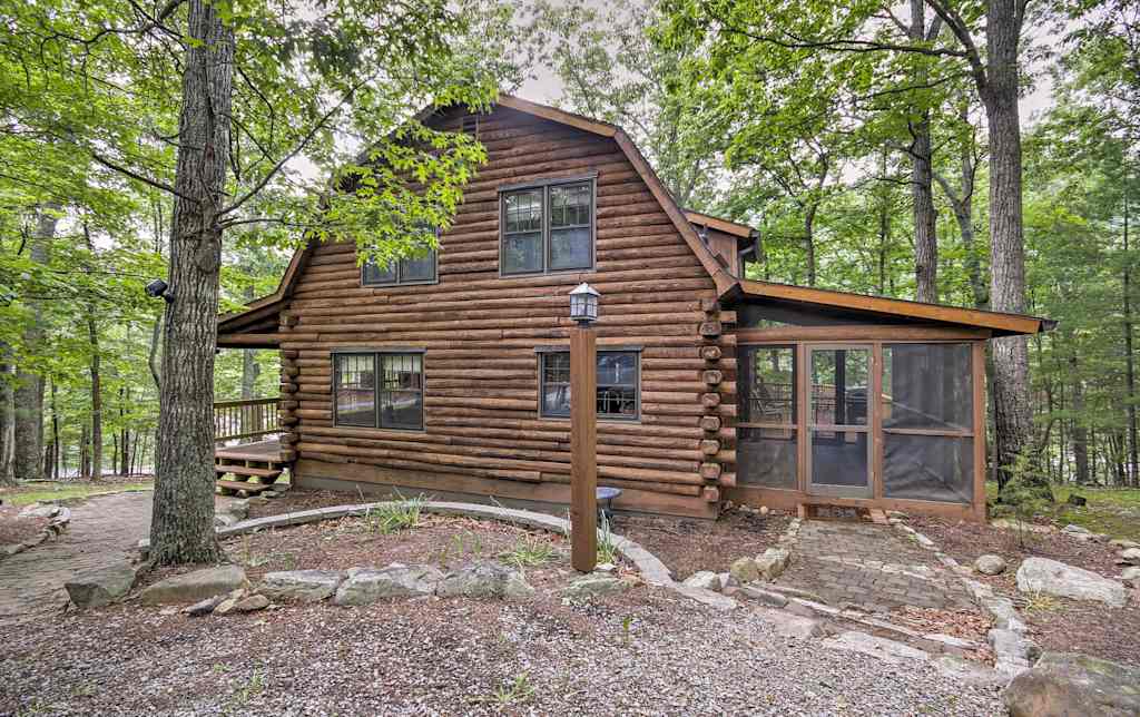 Private Massanutten Resort Log Home W Views