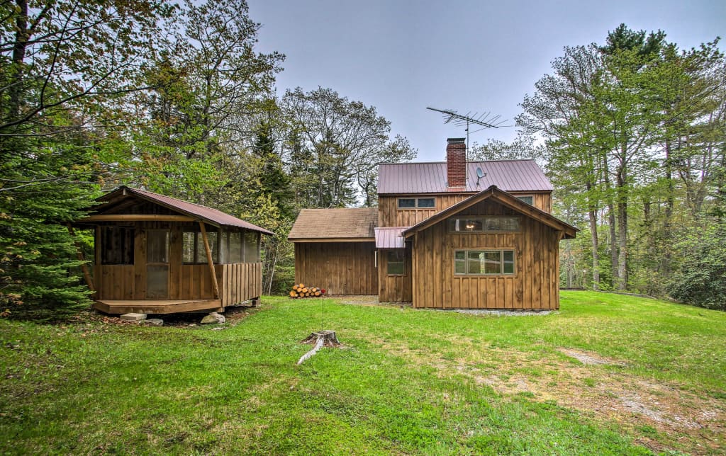 Boothbay Harbor Cabin W Spacious Deck Yard