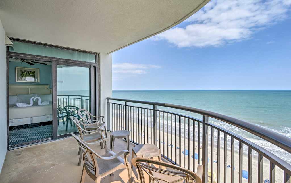 Myrtle Beach Resort Condo W Oceanfront Balcony