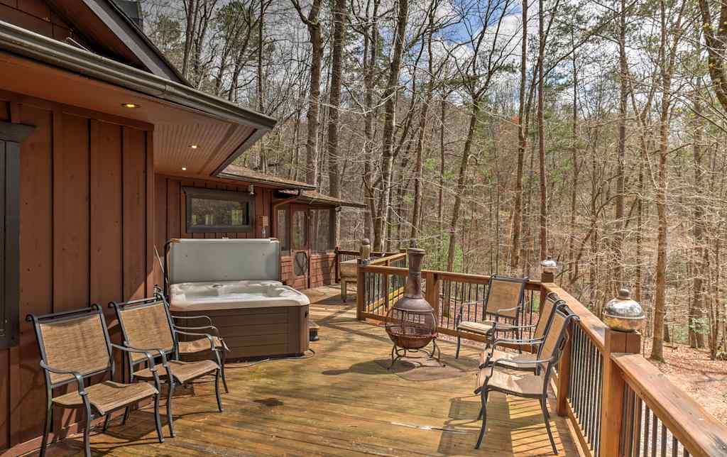New Secluded Luxury Ellijay Cabin W Hot Tub
