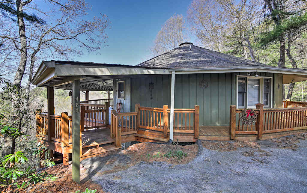 Cabin On The Rock Sky Valley Resort Home By Golf